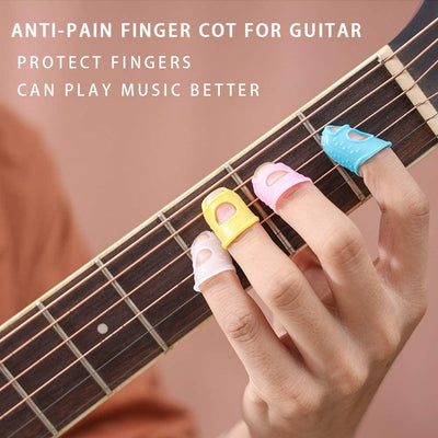 Guitar Finger Tip Protector, 5 Sizes (Blue)