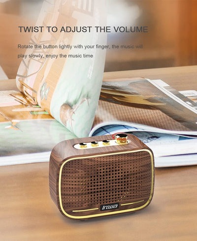 Retro Portable Wireless Loud Volume Bluetooth Speaker (5W)