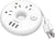 Power strip, 3 outlets 3 USB, white