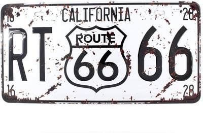 Wall Decor, 6x12 Inch Sign (California Route 66)