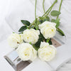 artificial flower bouquet for valentines gift, color: white