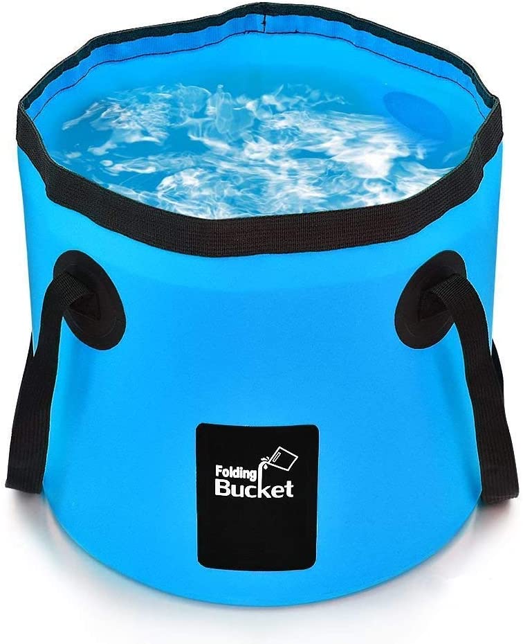 5 Gallon (20L) Collapsible Bucket, (Blue)