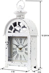 Train Station Style Mantle Clock, (13 3/4" H)