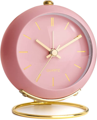 Vintage aesthetic alarm clock (pink)