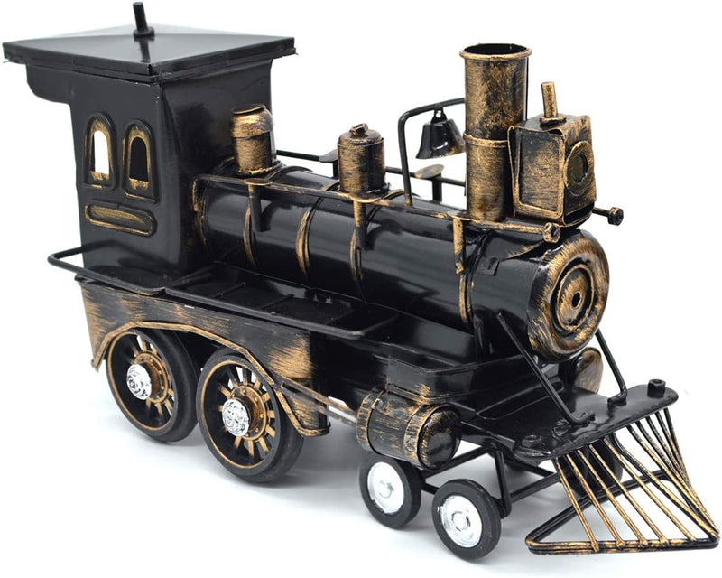 Diecast model locomotive, classic, black, 3.5inch