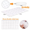 Silicone Wax Seal Pad, 24 Cavities with Adhesive Dots