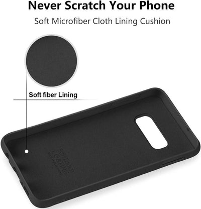 5.8 inch Ultra-Thin Silicone Gel Rubber Case, Color: Black