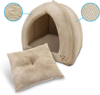 soft pet bed, 19 "x 19" x H: 19 "