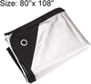 Waterproof Cover with Stitched Corners (78" x 98") Black