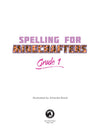 Spelling for Minecrafters: Grade 1 (Paperback)