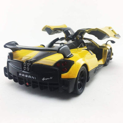 Pagani Car Collectible, (Yellow), 5 x 2.5 x 1.5 inches