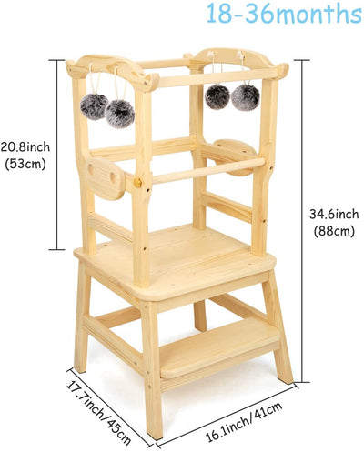 Montessori Learning Step 3 Levels Adjustable Cow Style