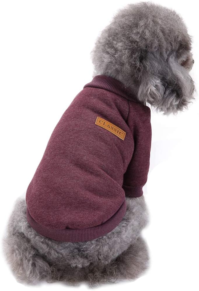 Small Pet Jumper, Brown, Cotton, Not Waterproof