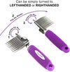 Pet rake comb brush, purple