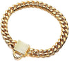 Gold pet Chain Collar 10mm, 8 x 0.39 x 0.16 inches