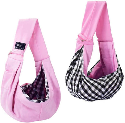 Pet Sling Carrier,47* 23* 20cm, 10lb,pink color,