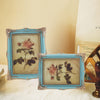 Vintage Picture Frame 5x7, (Antique blue)