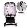 Universal Waterproof Windproof Rain Cover for Stroller (Black-L)