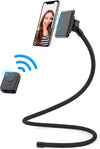 Gooseneck Phone Holder with Magnetic and Clip (Black-1)