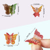 50 Pieces Butterfly Hair Clips 12 Gradient Jelly Colors