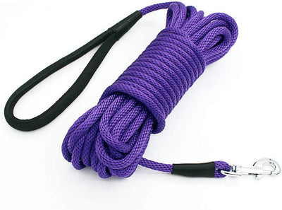 Long Pet Control Rope, Comfortable and Sturdy Handle,Purple