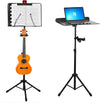 Music Projector Stand for Sheet Music, Foldable Adjustable, Black