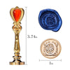 Letter C Alphabet Sealing Wax Seal, Gold