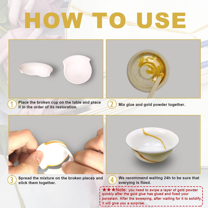 Kintsugi Repair Kit, Repair Your Meaningful Pottery