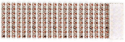 120 Eight Row Rhinestone Napkin Rings, (Pink)