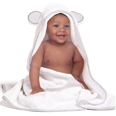 Soft baby towel with hood