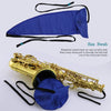 Saxophone cleaning and maintenance kit, 10 pcs, blue