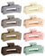 4.1 Inch Non-slip Hair Clips Set 8 Colors