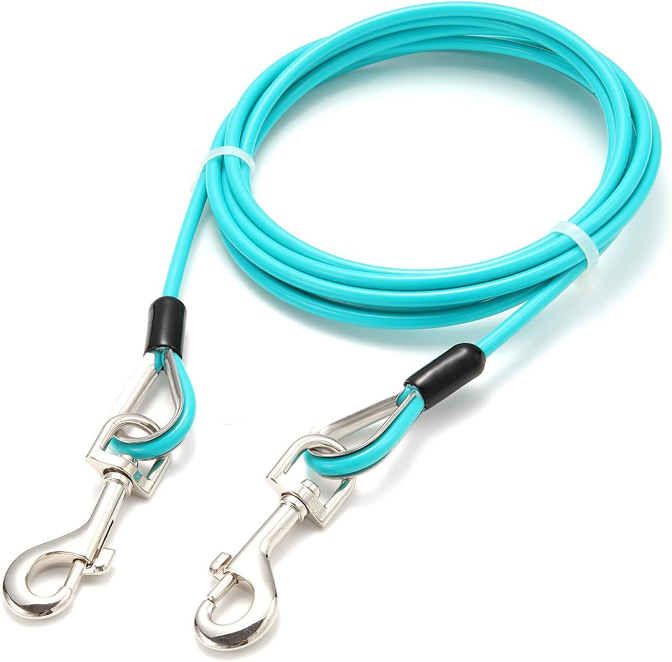 10ft Galvanized Steel Wire Pet Leash,blue