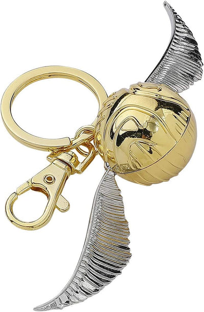 Gold Snitch Pewter Key Ring