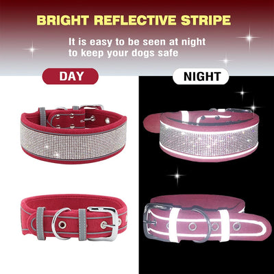 Pet Collar Soft Comfortable Stylish, Red