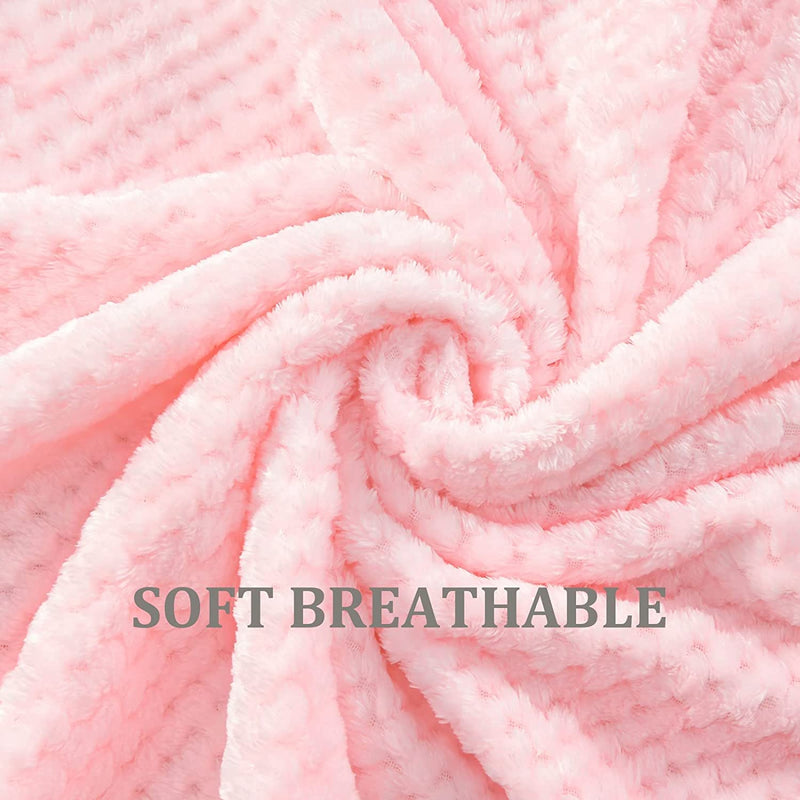 Small pet blanket warm and soft 40" x 28", pink color