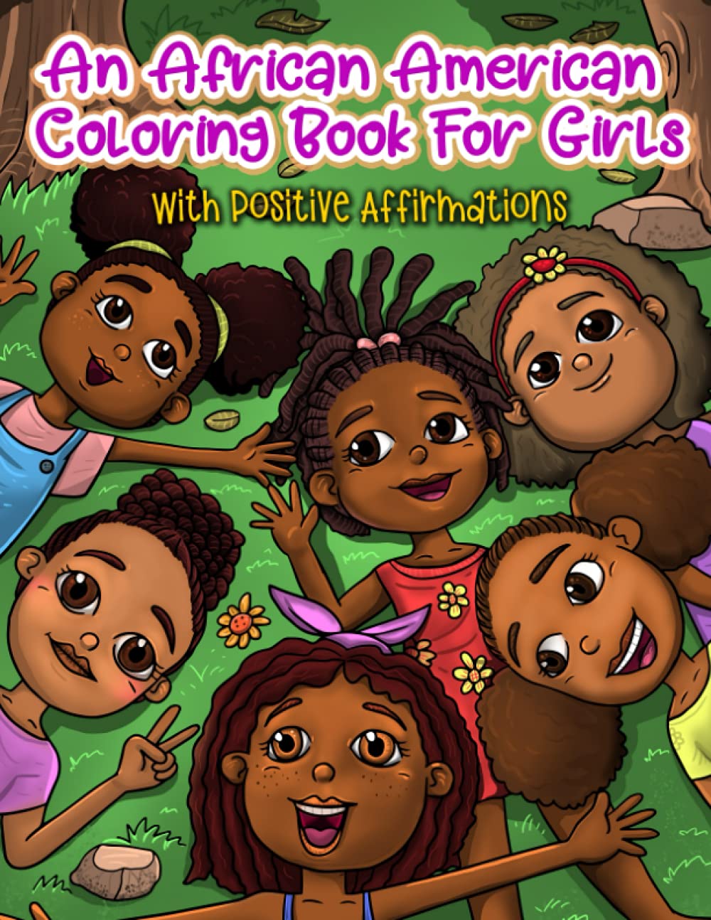 An African American Coloring Book For Girls (Paperback)