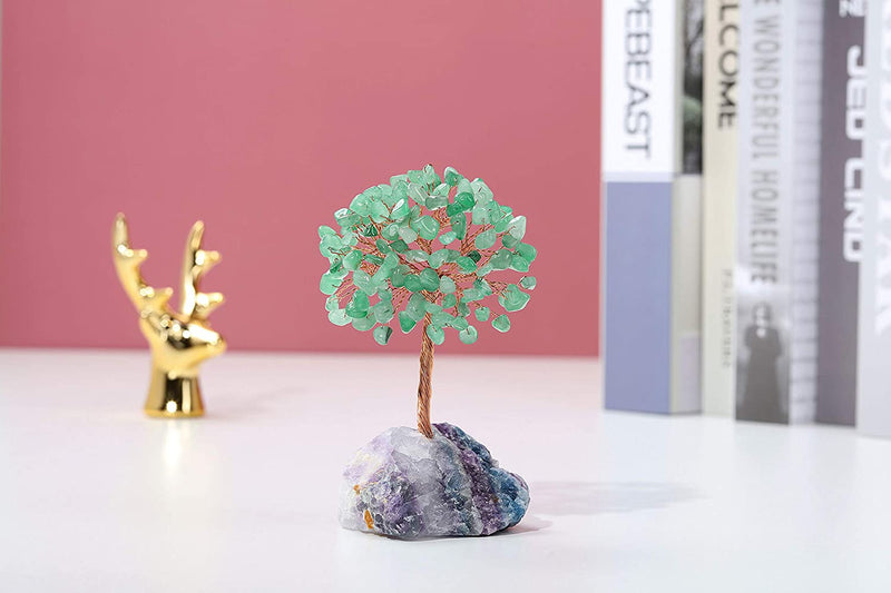 Natural Green Aventurine Crystal Tree