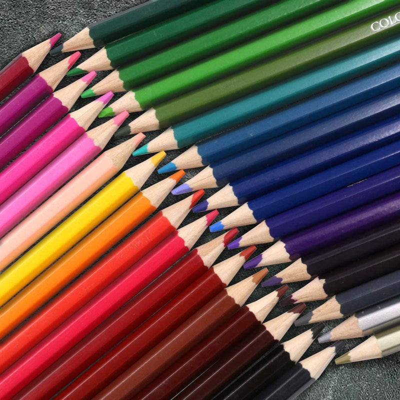 36 Professional Oil-Based Artist Drawing Colored Pencils