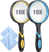 2 Pack Magnifying Glasses, Handheld Reading Magnifier