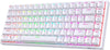 84 key wireless gaming keyboard, Hot-swap Brown Switch (White)