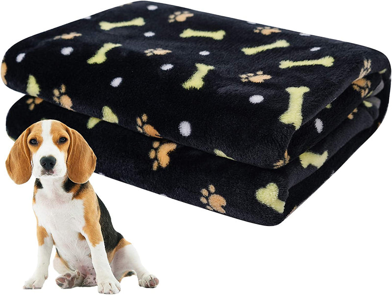 pet bed blanket (color Black Dog )