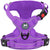 Reflective Adjustable No Pull Pet Harness, Purple Full (S)