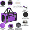 Pet carrier, large, purple