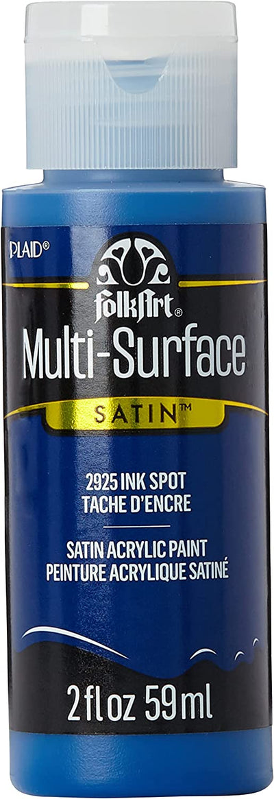 2oz Multi-Surface Acrylic Paint, Color: Ink Spot