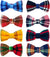 Pet bow accessory, 8-piece, Plaid