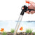 Aquarium gravel cleaner with push button