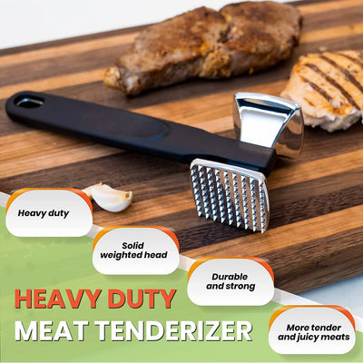 Meat Tenderizer, Heavy Duty Hammer Mallet Tool and Chicken Pounder