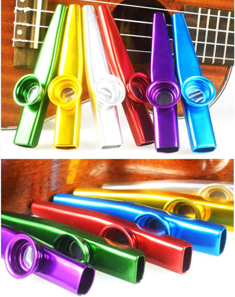 6 different colors of musical instrument aluminum alloy sets