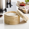 Bamboo Steamer Handmade Basket, Traditional 2-Tier Design